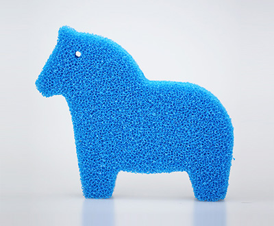Fiocco di silicone a forma di pony